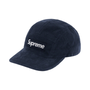 Supreme Fine Wale Corduroy Camp Cap Navy - 21SS