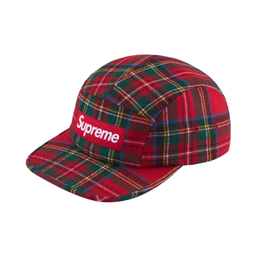 帽子 Supreme Lochcarron Camp Cap \"Rose Plaid\" Buy Supreme Lochcarron Camp Cap 'Rose Plaid' - FW24H108 ROSE