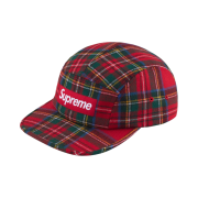 Supreme Lochcarron Camp Cap Red Plaid - 24FW