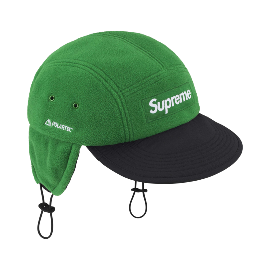 슈프림 폴라텍 이어플랩 캠프캡 그린 - 24FW