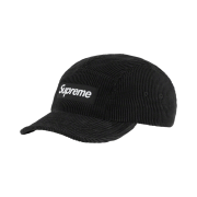 Supreme Corduroy Camp Cap Black - 22FW