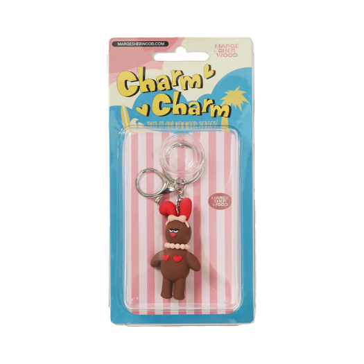 8800270424207 Margesherwood Wood Charmcharm Keyring