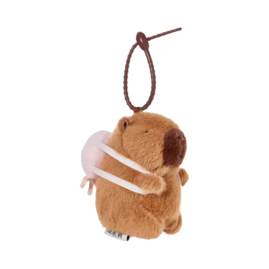 더 그린 파티 카피바라 문어 백팩 키체인 브라운(The Green Party Capybara Octopus Backpack Keychain Brown)
