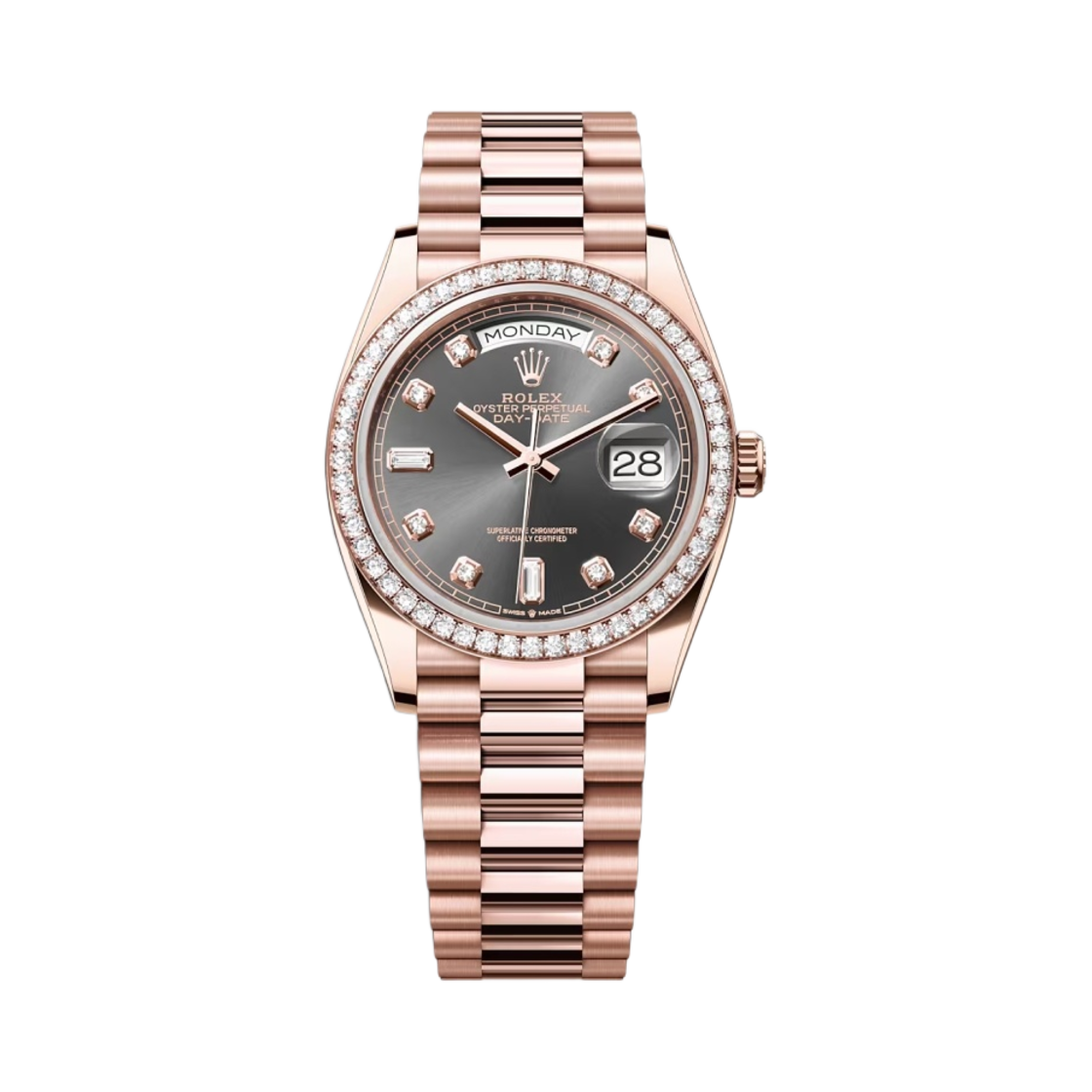 롤렉스 데이데이트 36mm 128345RBR 슬레이트 다이아 셋팅 프레지던트(Rolex Day-Date 36mm 128345RBR Slate Diamond-Set President) - 1