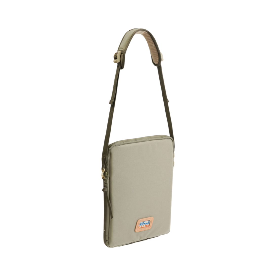 new laptop pouch_04 FFROI Traveller New Laptop Pouch 14inch Shoulder Strap Beige