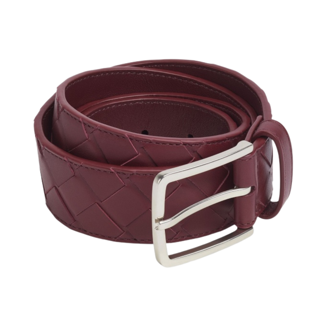 보테가 베네타 인트레치아토 벨트 바롤로(Bottega Veneta Intrecciato Belt Barolo) - 1
