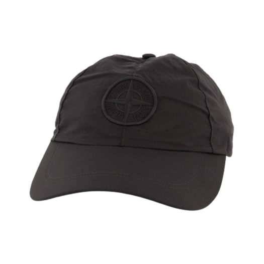 771599576-V0029 Stone Island 99576 Nylon Metal 6-Panel Cap Black - 22FW