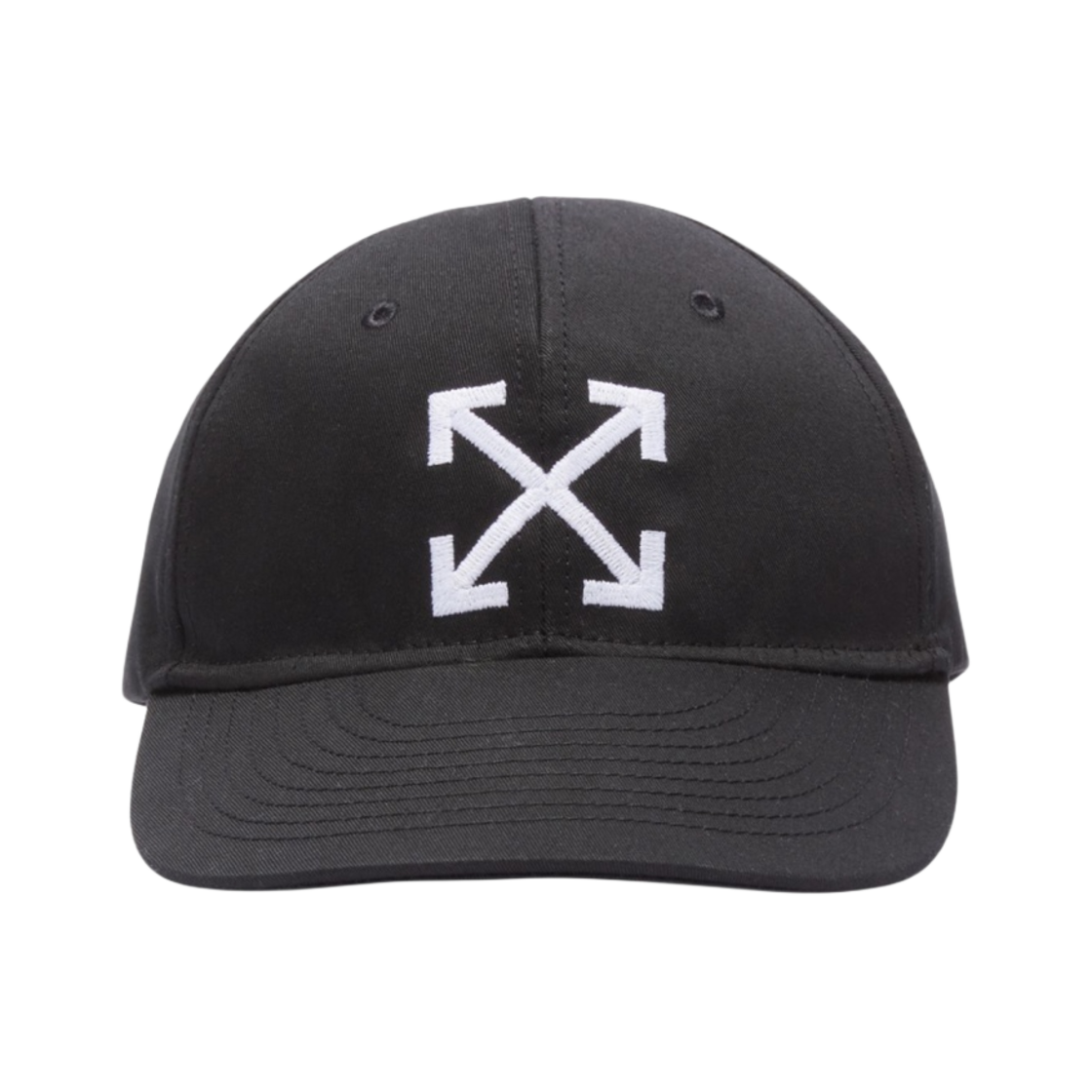 오프화이트 에로우 베이스볼 캡 블랙 화이트(Off-White Arrow Baseball Cap Black White)