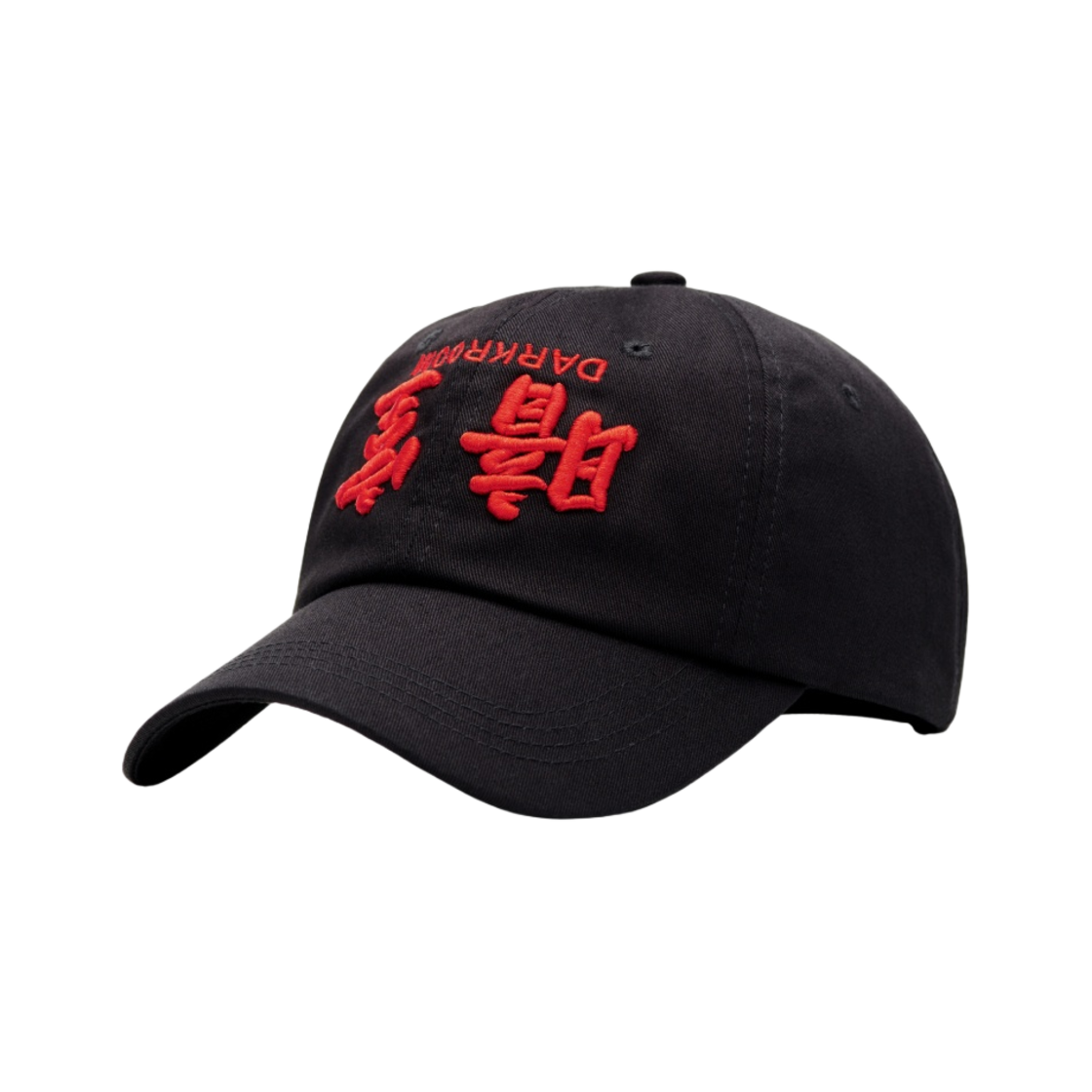 다크룸 스튜디오 업사이드 다운 레드 로고 캡(Darkr8m Studio Upside Down Red Logo Cap)