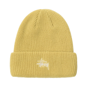 Stussy Basic Cuff Beanie Mustard 2021