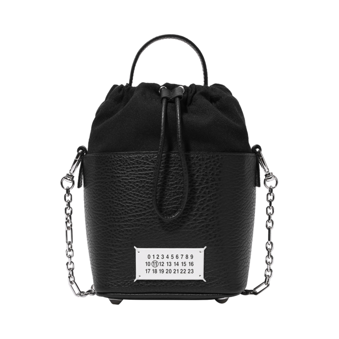 S61WG0035P4348T8013 Maison Margiela 5AC Bucket Bag Black