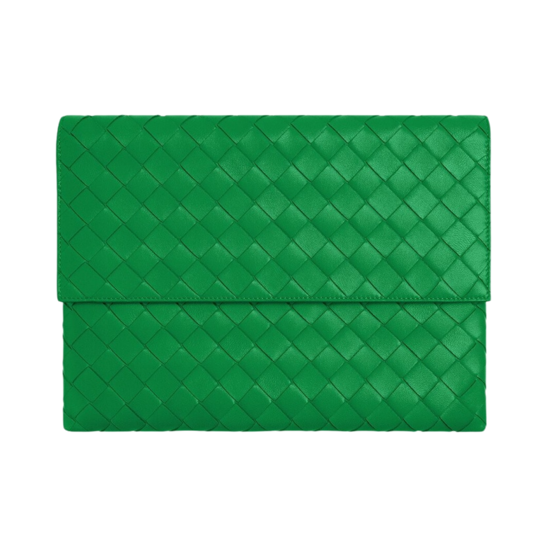 667138VCPP23722 Bottega Veneta Flap Pouch Parakeet