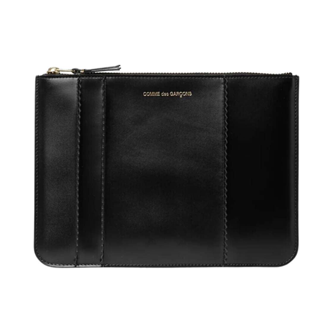 SA5100RS Comme des Garcons SA5100RS Embossed Leather Classic Mini Pouch Bag Black