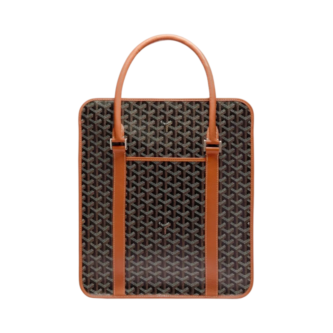 AMABOURGOGNE-03 Goyard Bourgogne Bag Black Tan - 대표 이미지 #1