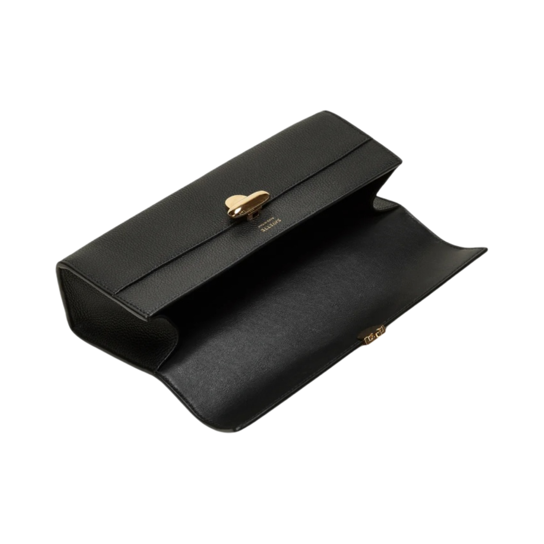 사베트 슬림 시메트리 포쉐트 그레인드 카프스킨 레더 블랙(Savette Slim Symmetry Pochette in Grained Calfskin Leather Black) - 3