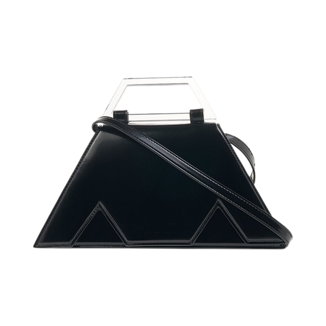 3341MDZ32-386-99 MSGM Polyurethane Tote Bag Black