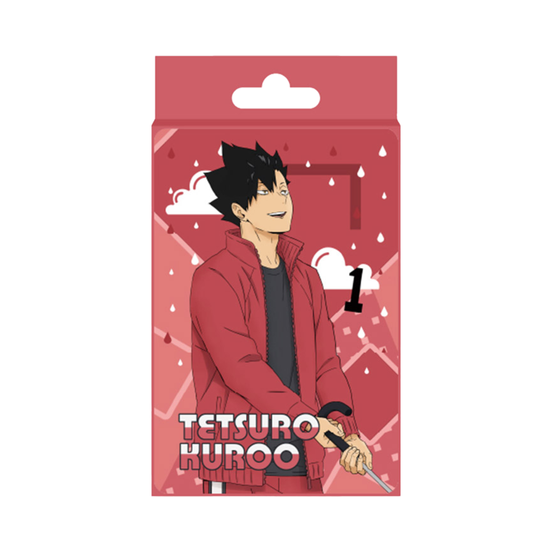 6977299620810 HAIKYU Rain Glitter Acrylic Block Kuroo