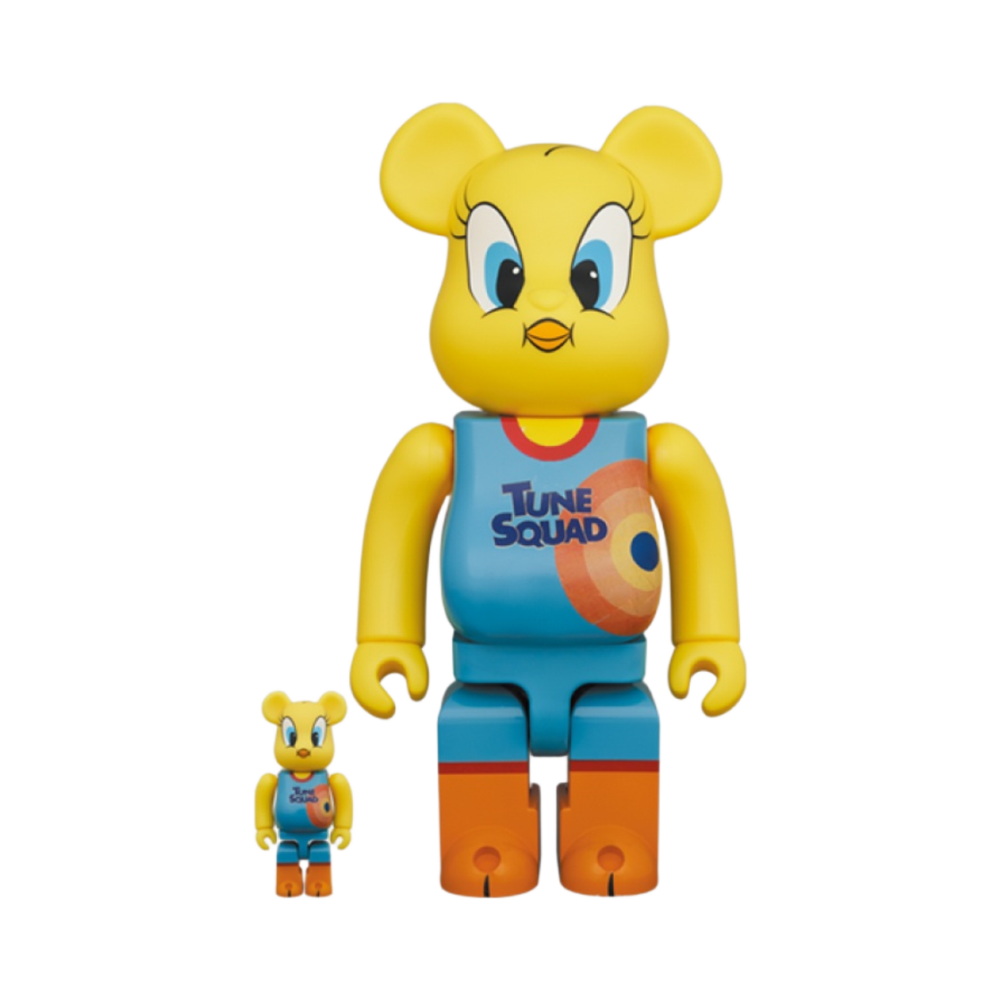 베어브릭 스페이스잼: 어 뉴 레거시 트위티 100% & 400% 세트(Bearbrick Spacejam: A New Legacy Tweety 100% & 400% Set)
