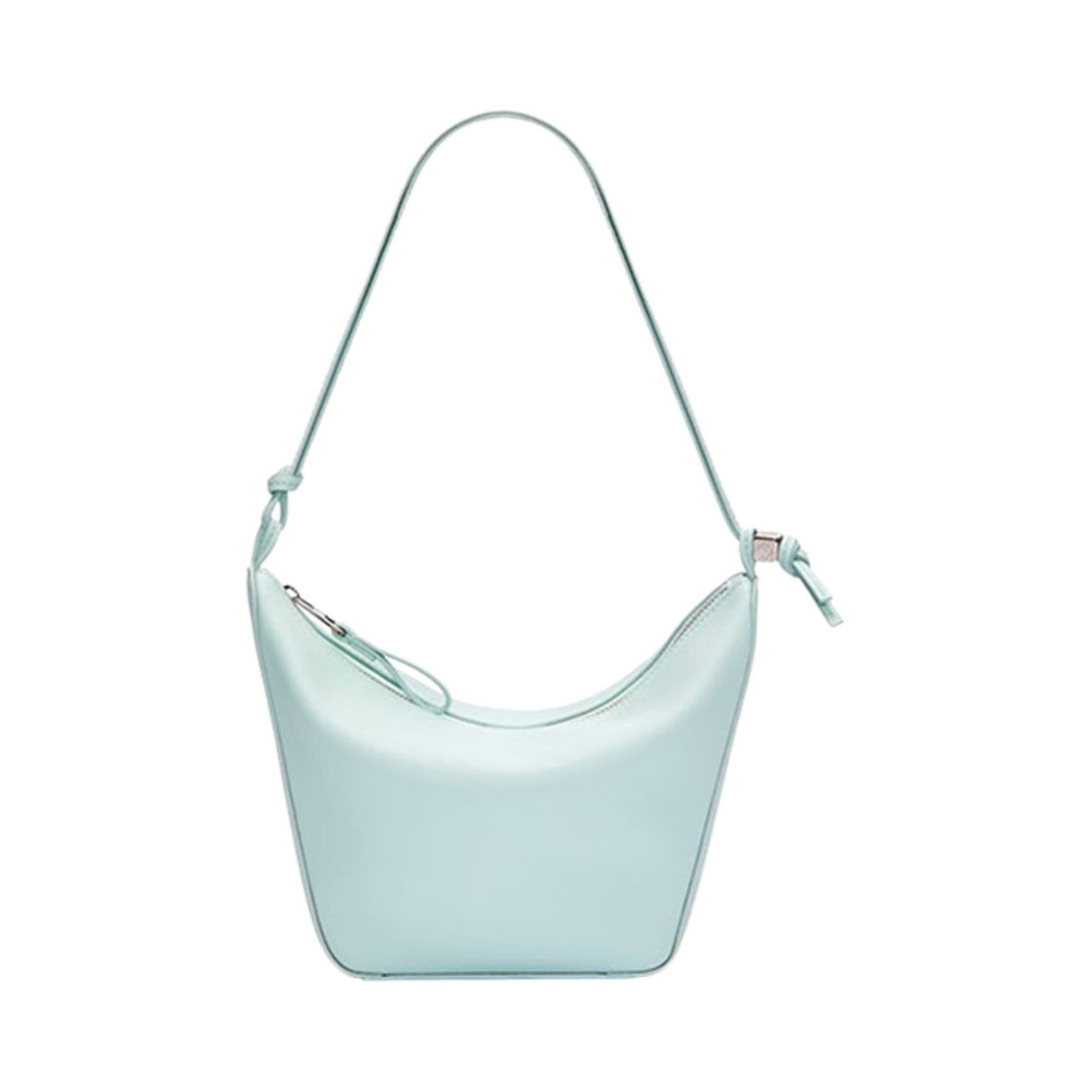 로에베 미니 해먹 호보 백 인 클래식 카프스킨 블루 아이스버그(Loewe Mini Hammock Hobo Bag In Classic Calfskin Blue Iceberg)