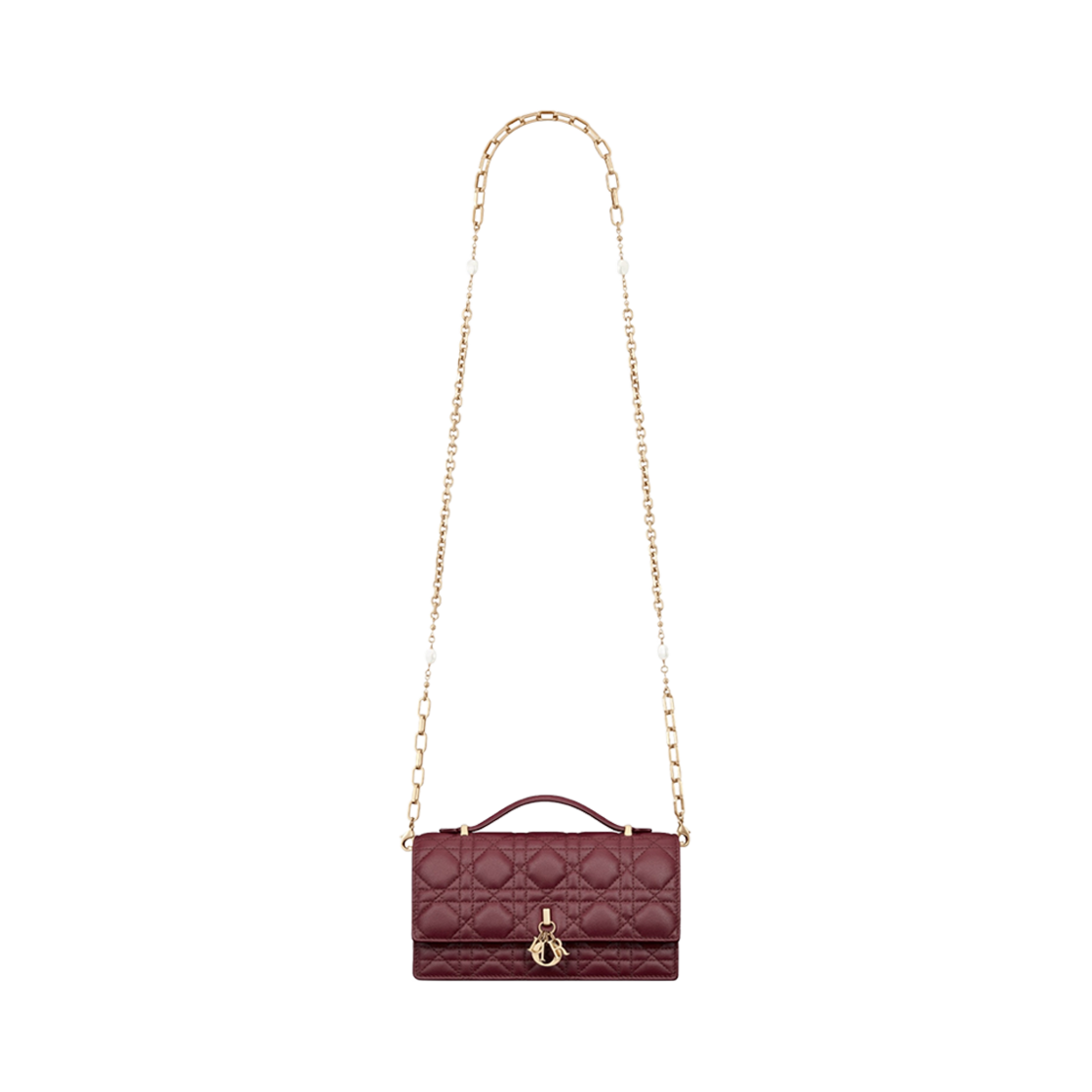 디올 마이 디올 라이트 백 버건디(Dior My Dior Mini Bag Burgundy) - 4