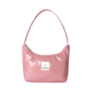 Emis Enamel Hobo Bag Pink