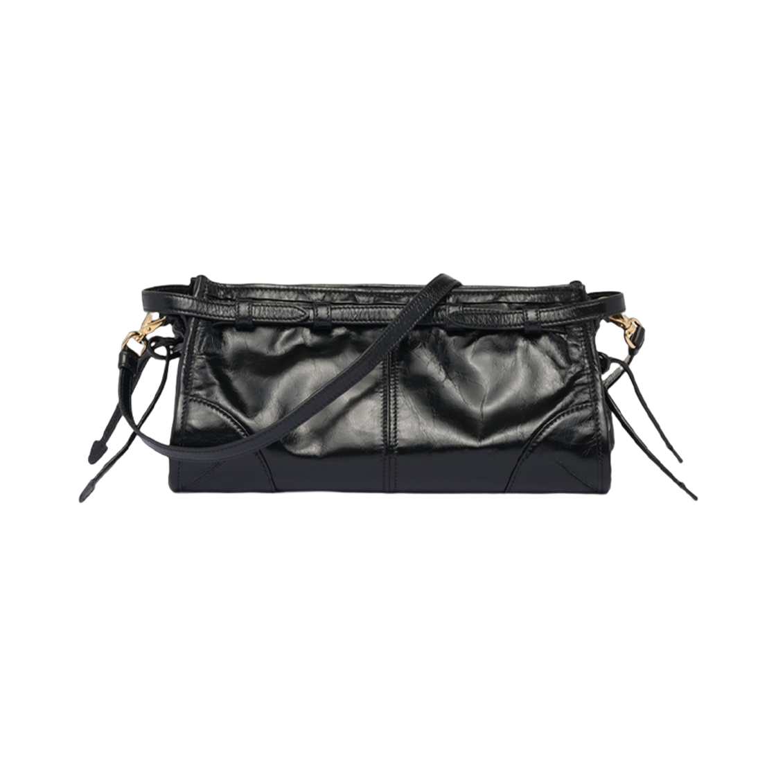 프라다 스몰 레더 숄더백 블랙(Prada Small Leather Shoulder Bag Black) - 3
