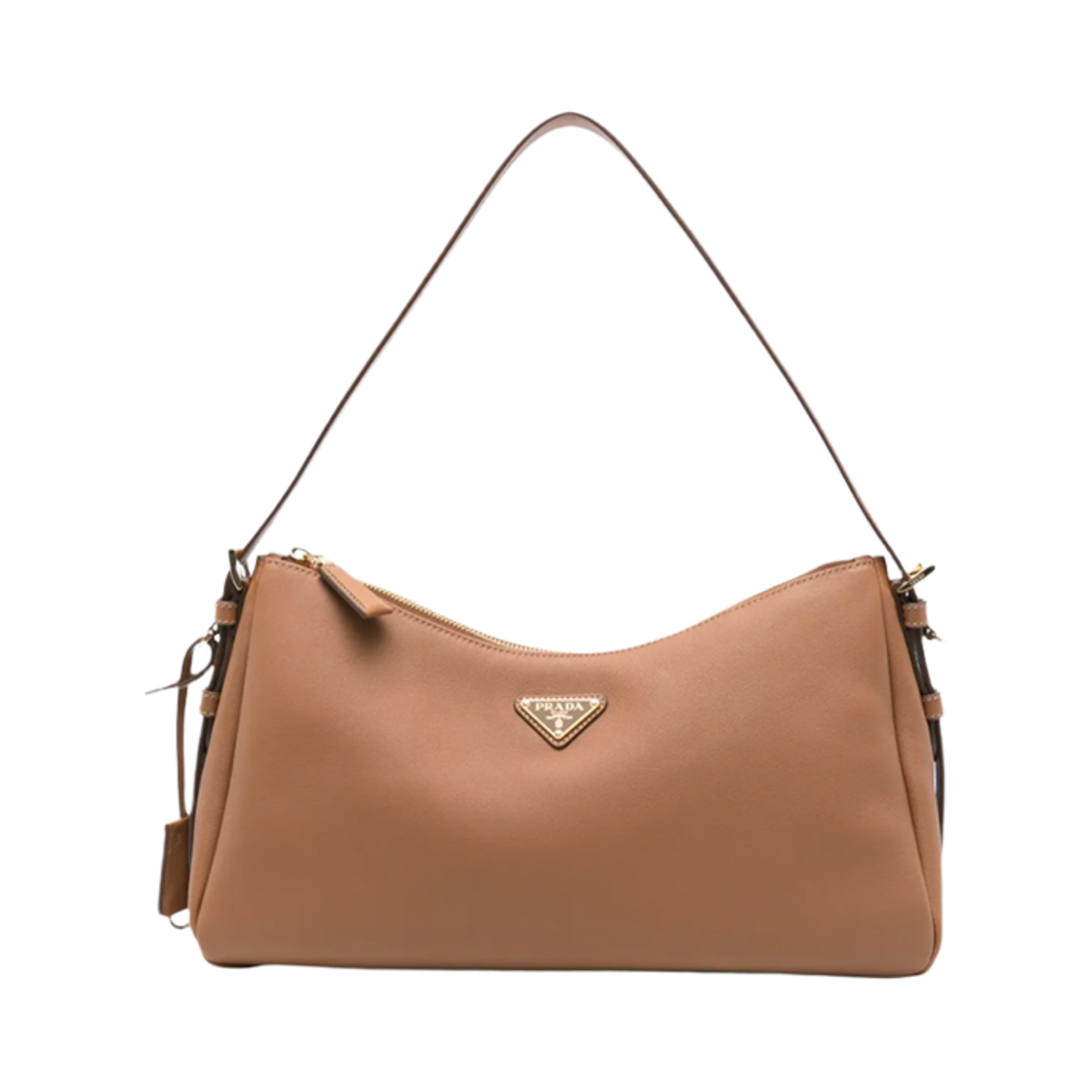 1BC231-2CYS-F03BH Prada Aimee Large Shoulder Bag Caramel