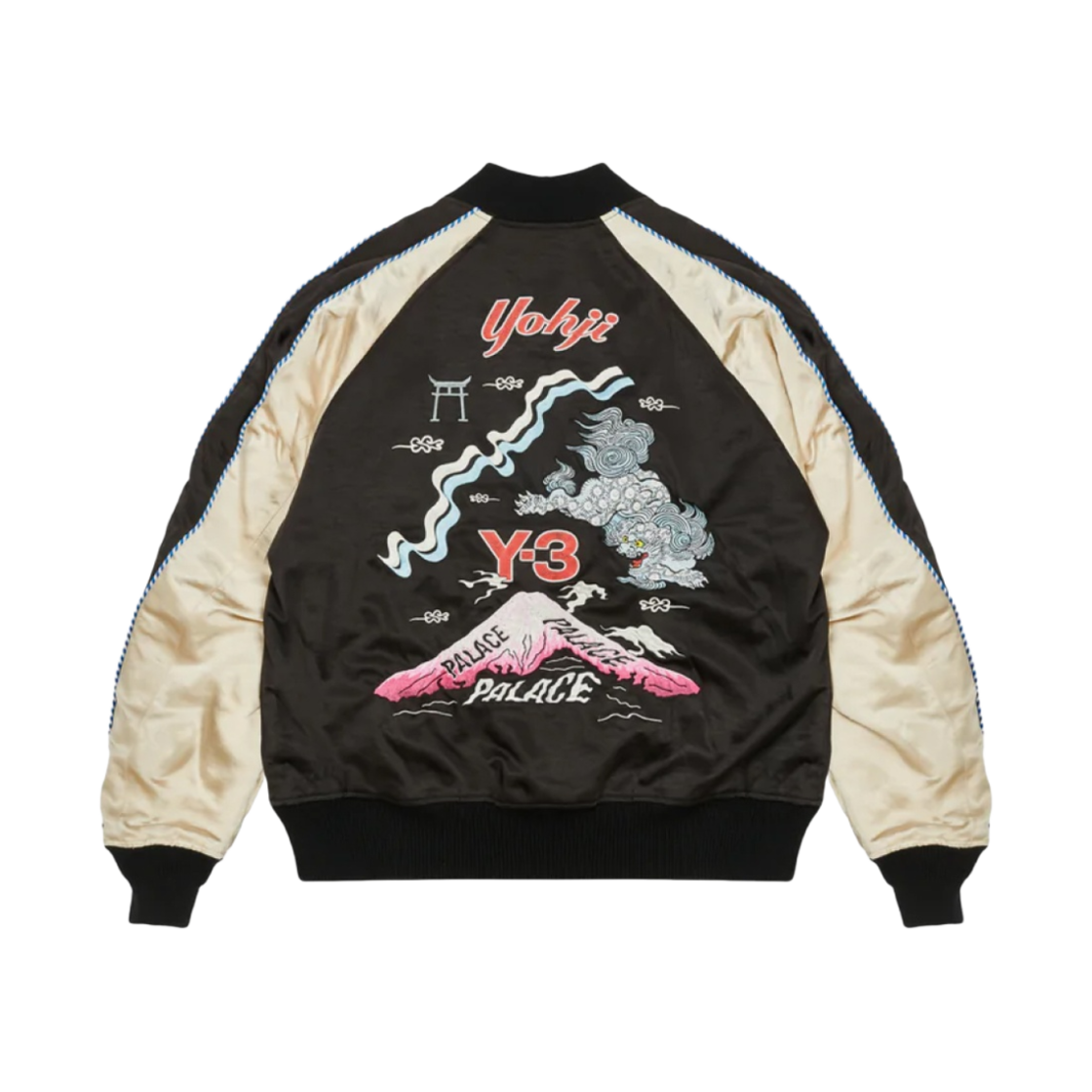 팔라스 x Y-3 리버시블 수베니어 자켓 네이비 크림 - 22FW(Palace x Y-3 Reversible Souvenir Jacket Navy Cream - 22FW)