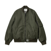 (W) Carhartt WIP Olten Bomber Plant Smoke Green