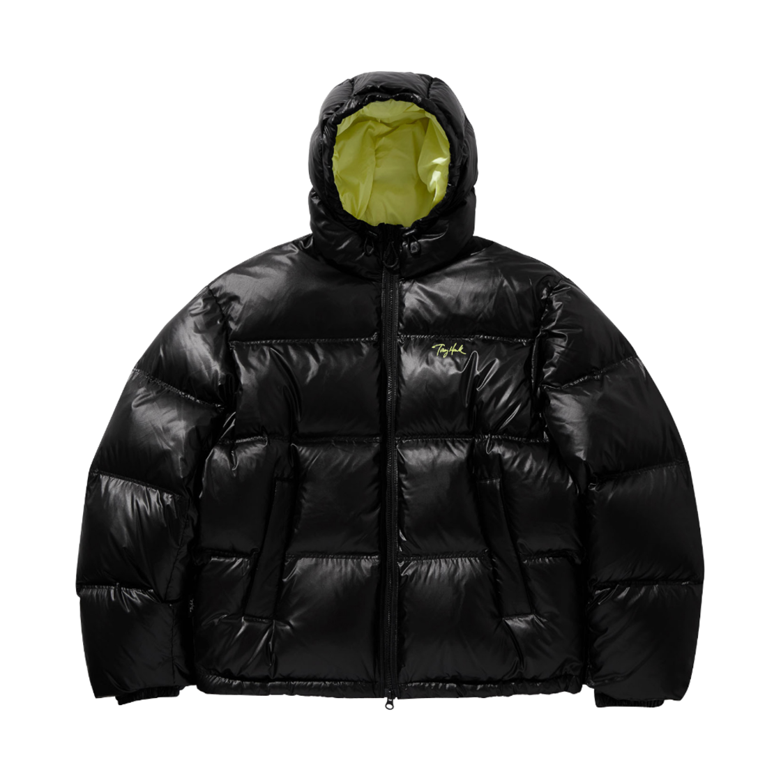 토니호크 발보아 립스탑 후드 다운 숏푸퍼 블랙