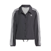 (W) Adidas Adicolor Classic 3S Coach Jacket Black - KR Sizing