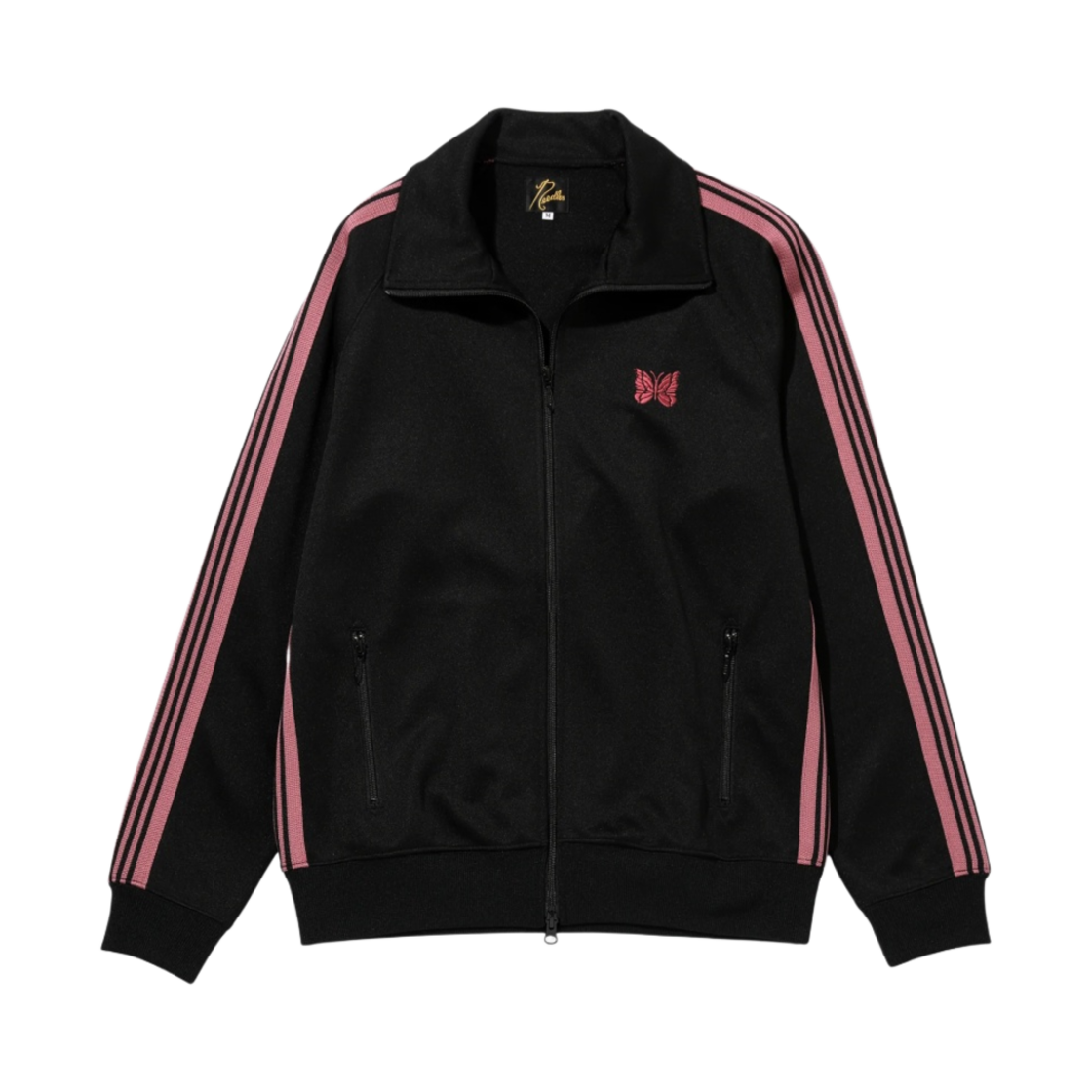 LQ227C Needles Track Jacket Poly Smooth Black