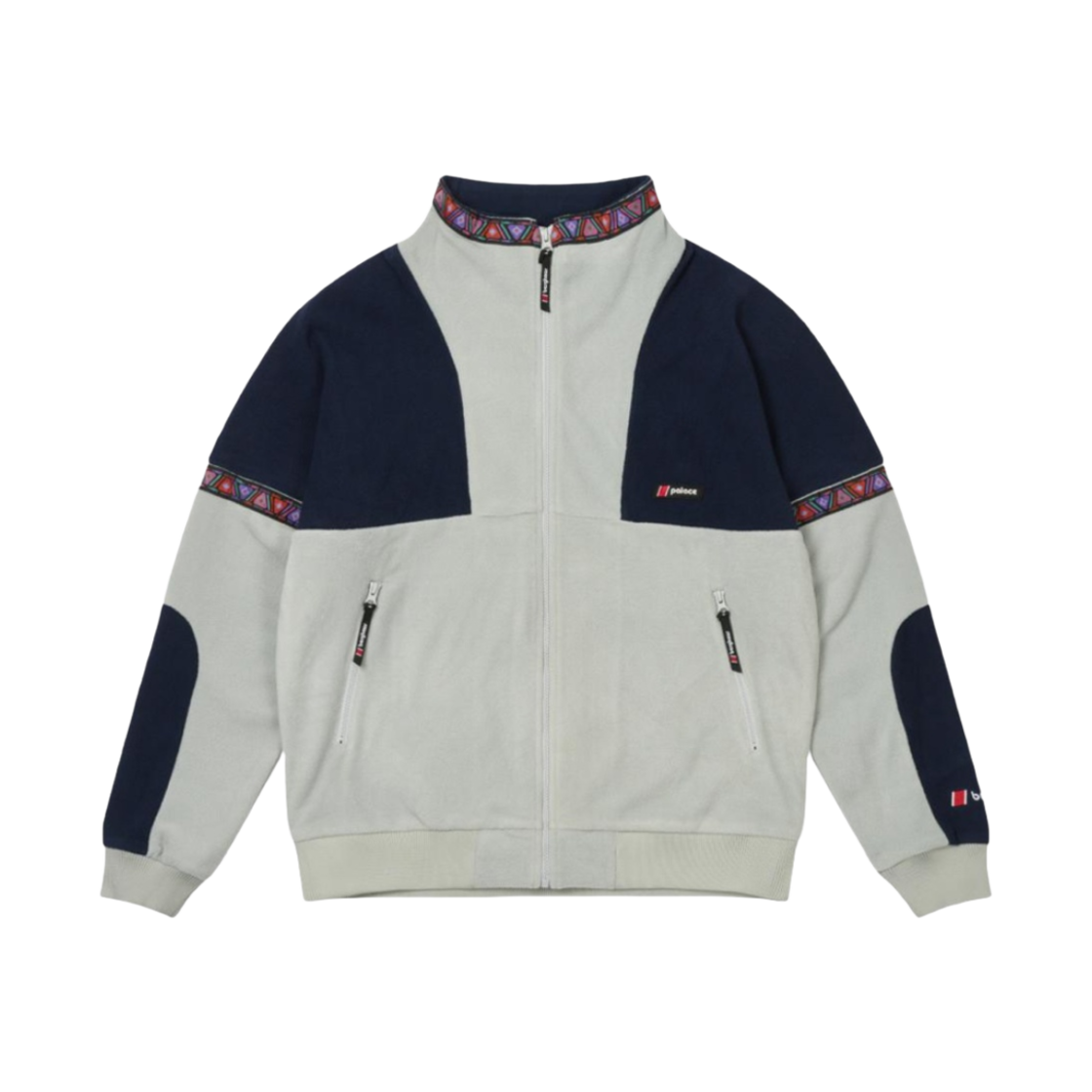 - Palace x Berghaus Fleece Zip Up Jacket Grey - 24FW
