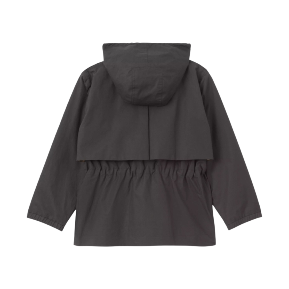 (키즈) 버버리 빈티치 체크 라인드 코튼 후드 자켓 블랙((Kids) Burberry Vintage Check-Lined Cotton Hooded Jacket Black) - 2