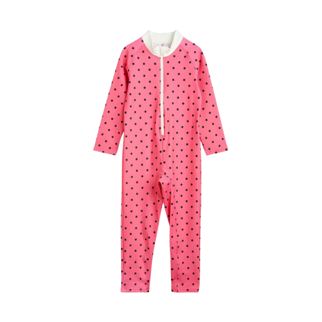 2328010328 (Kids) Mini Rodini Polka Dot UV Suit Pink