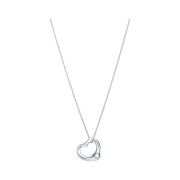 Tiffany & Co. Elsa Peretti Open Heart Pendant 16mm Silver
