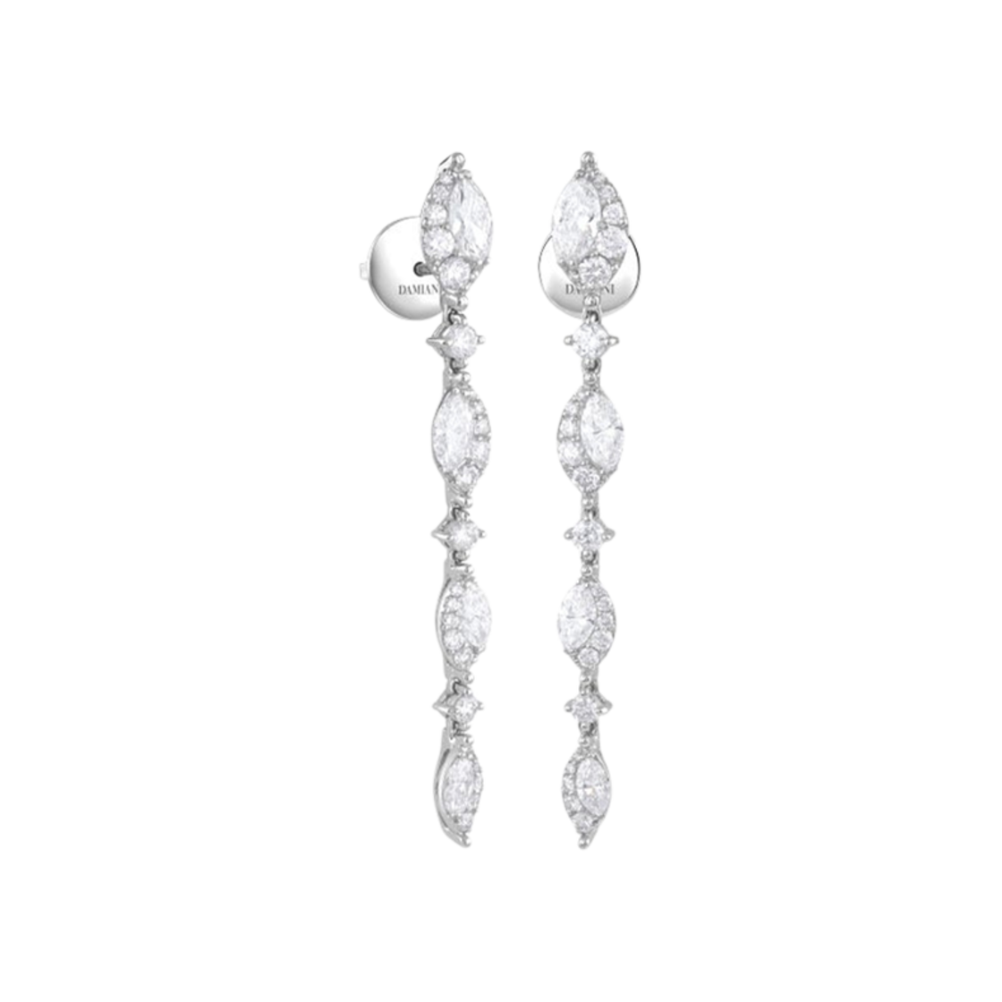 다미아니 에모지오니 다이아몬드 이어링 화이트 골드(Damiani Emozioni Diamonds Earrings White Gold) - 1