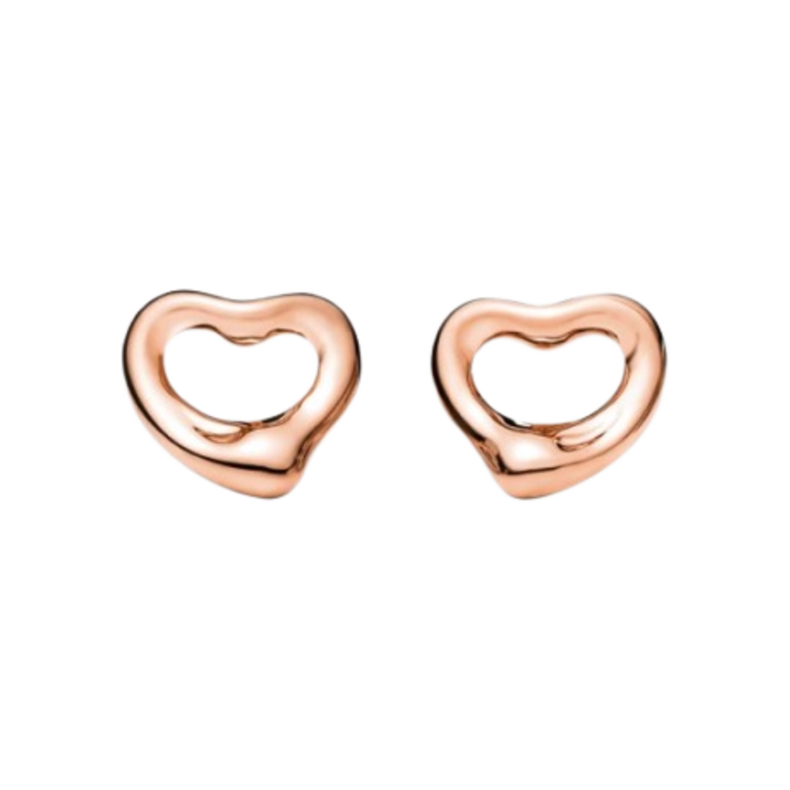 티파니 앤 코 엘사 퍼레티 오픈 하트 이어링 로즈 골드(Tiffany & Co. Elsa Peretti Open Heart Earrings Rose Gold)