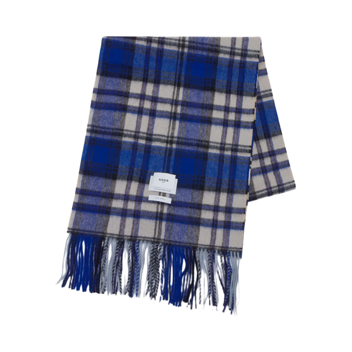 아더에러 레빈트 플레이드 머플러 Z-블루(Ader Error Revint Plaid Muffler Z-Blue)