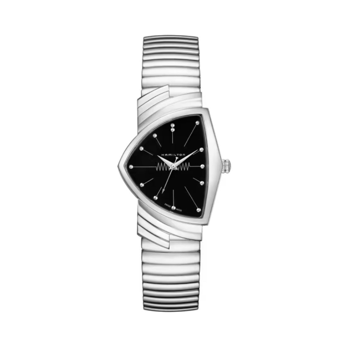H24411232 Hamilton Ventura Quartz Stainless Steel Black