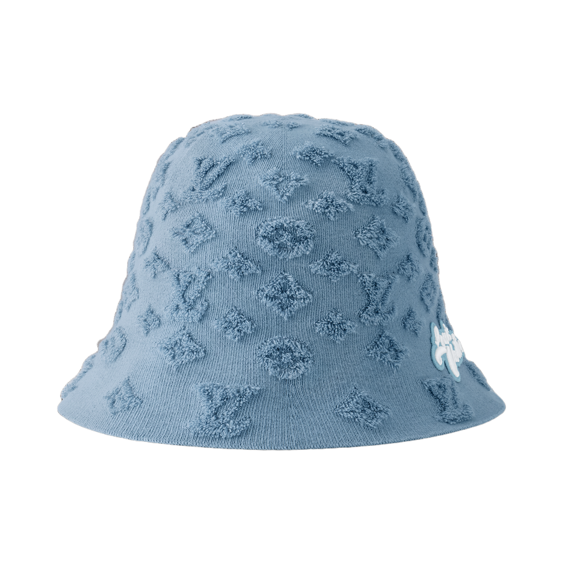 - Louis Vuitton Monogram Sponge Bucket Hat Light Blue