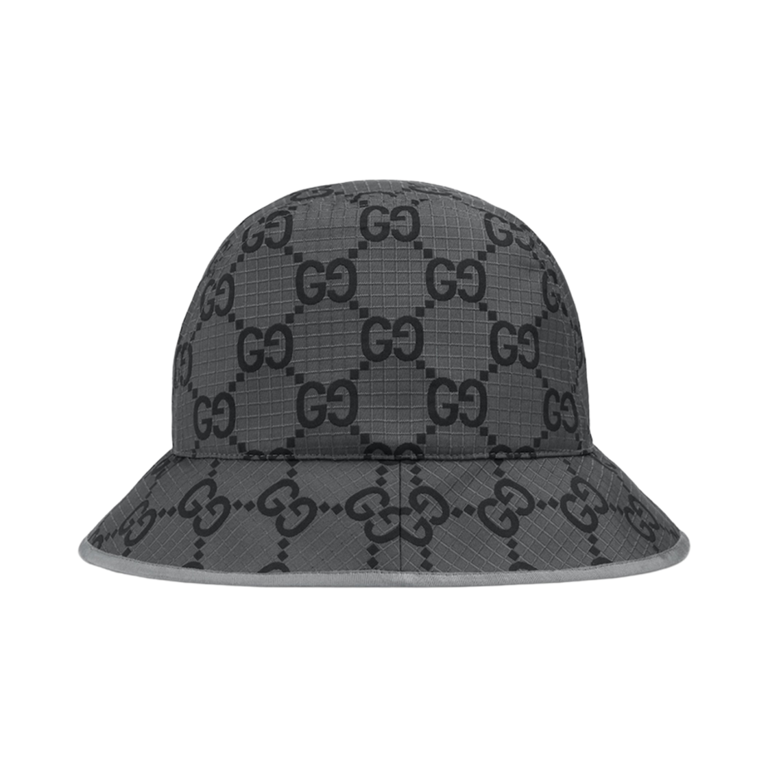 구찌 GG 폴리에스터 미니 햇 다크 그레이 블랙(Gucci GG Bucket Hat Dark Grey Black) - 2