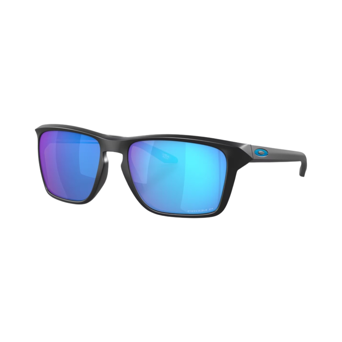 OO9448F-0458 Oakley Sylas Matte Black Frame Prizm Sapphire Polarized Lenses Low Bridge Fit