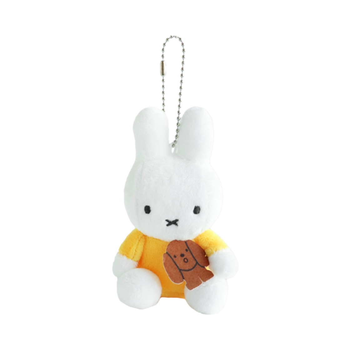 2936-100 Many a Little Miffy In A Dog Mini Key Ring Yellow