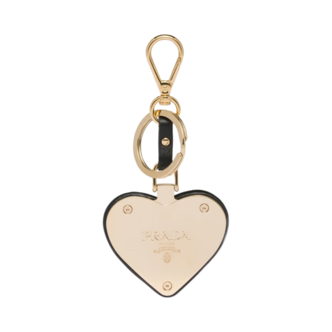 프라다 나파 레더 키링 블랙(Prada Nappa Leather Keyring Black) - 2