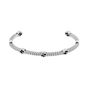 Gucci Thin Interlocking G Bracelet Silver