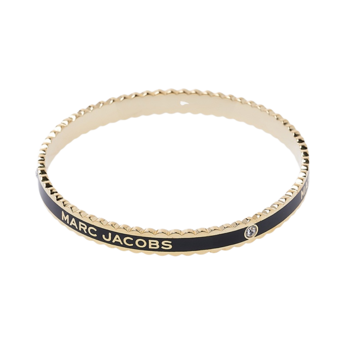 J103MT7PF22-001 (W) Marc Jacobs The Medallion Scalloped Bangle