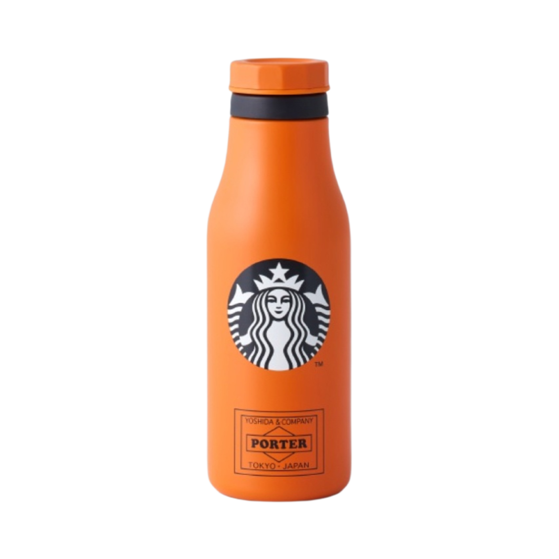 - Porter x Starbucks S/S Logo Bottle 473ml Orange