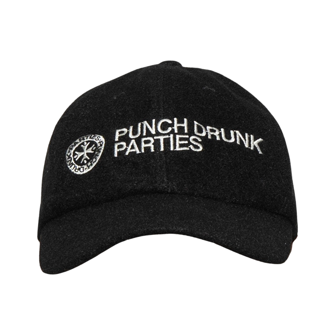 PDPCP12BKF Punch Drunk Parties HQ Logo Wool Cap Black