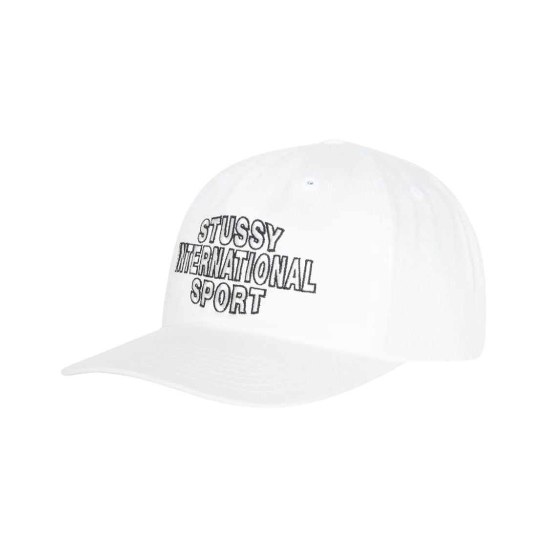 스투시 미드 뎁스 인터네셔널 스포츠 스트랩백 화이트(Stussy Mid-Depth International Sport Strapback White) - 2